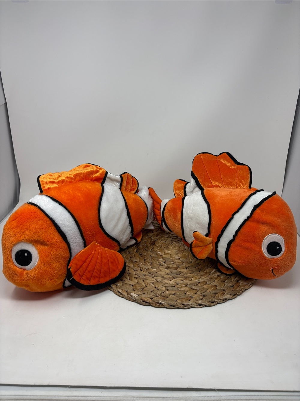 DISNEY FINDING NEMO Bundle of 2 Nemo Clownfish Plush Toy